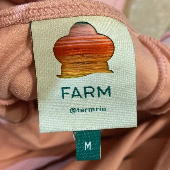 NWOT Farm Rio Open Back Midi Dress - Picture 9 of 9